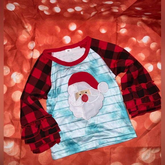 3-6 months Christmas pajama set for little girl! New - Picture 2 of 5